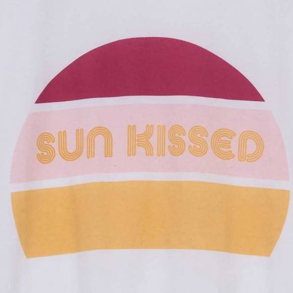NEW EVER ELLIS sunkissed t-shirt in white - Picture 2 of 2